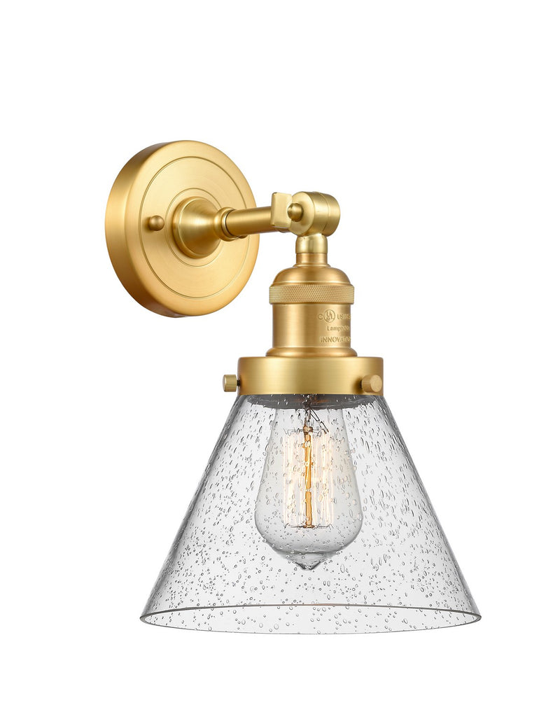 Innovations 203-SG-G44-LED LED Wall Sconce, Satin Gold