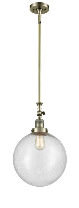 Innovations 206-AB-G204-12-LED LED Mini Pendant, Antique Brass