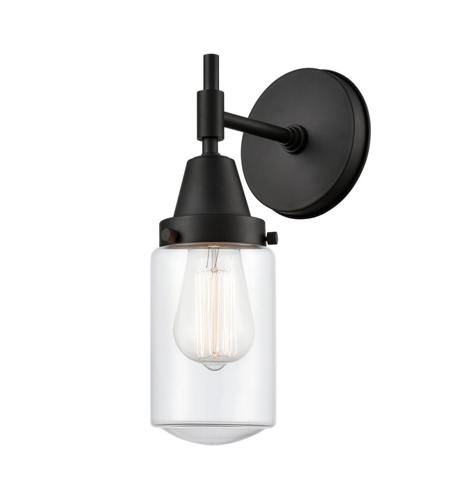Innovations 447-1W-BK-G312-LED LED Wall Sconce, Matte Black