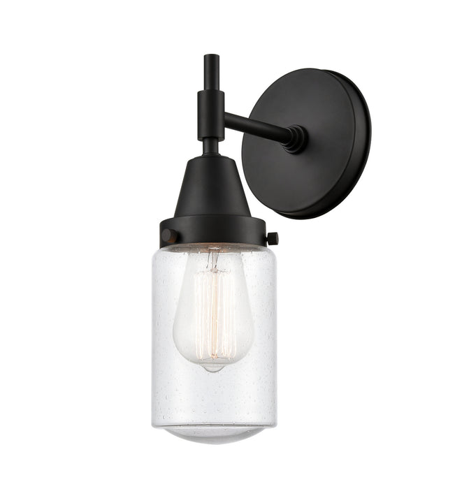 Innovations 447-1W-BK-G314-LED LED Wall Sconce, Matte Black