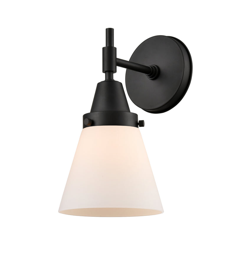Innovations 447-1W-BK-G61-LED LED Wall Sconce, Matte Black
