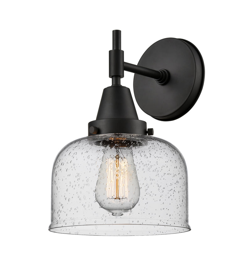 Innovations 447-1W-BK-G74-LED LED Wall Sconce, Matte Black