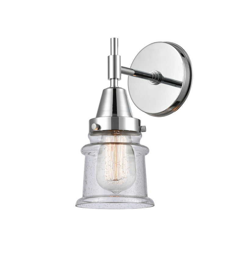 Innovations 447-1W-PC-G184S One Light Wall Sconce, Polished Chrome