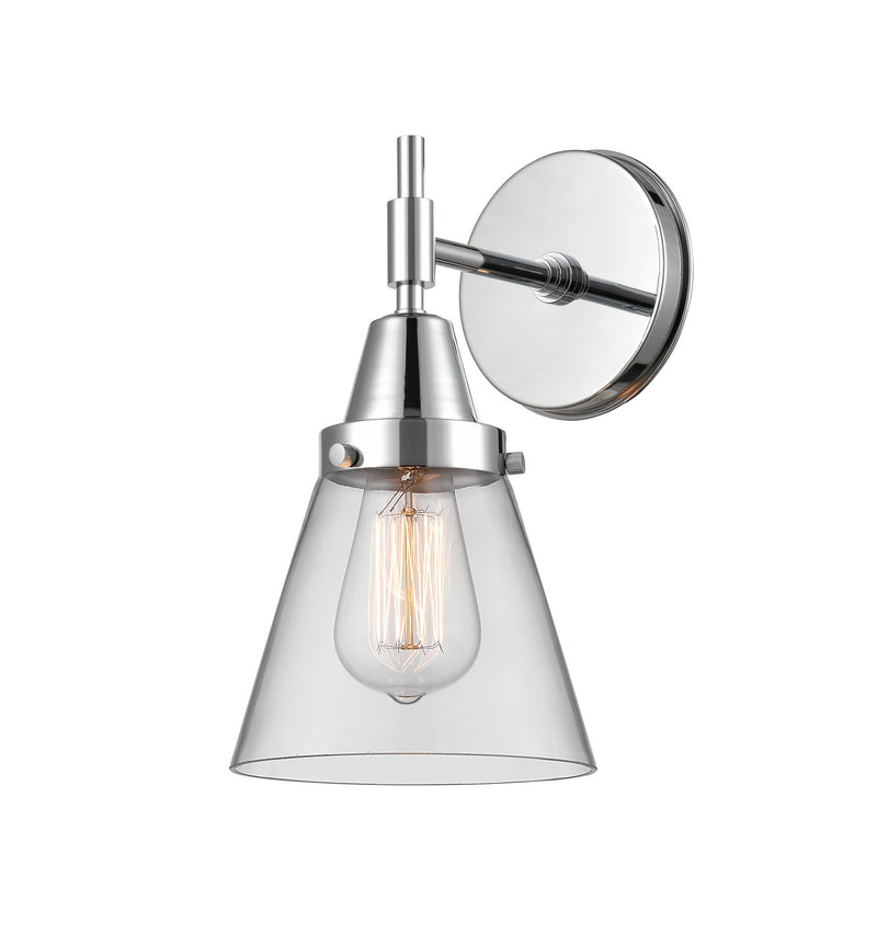 Innovations 447-1W-PC-G62 One Light Wall Sconce, Polished Chrome