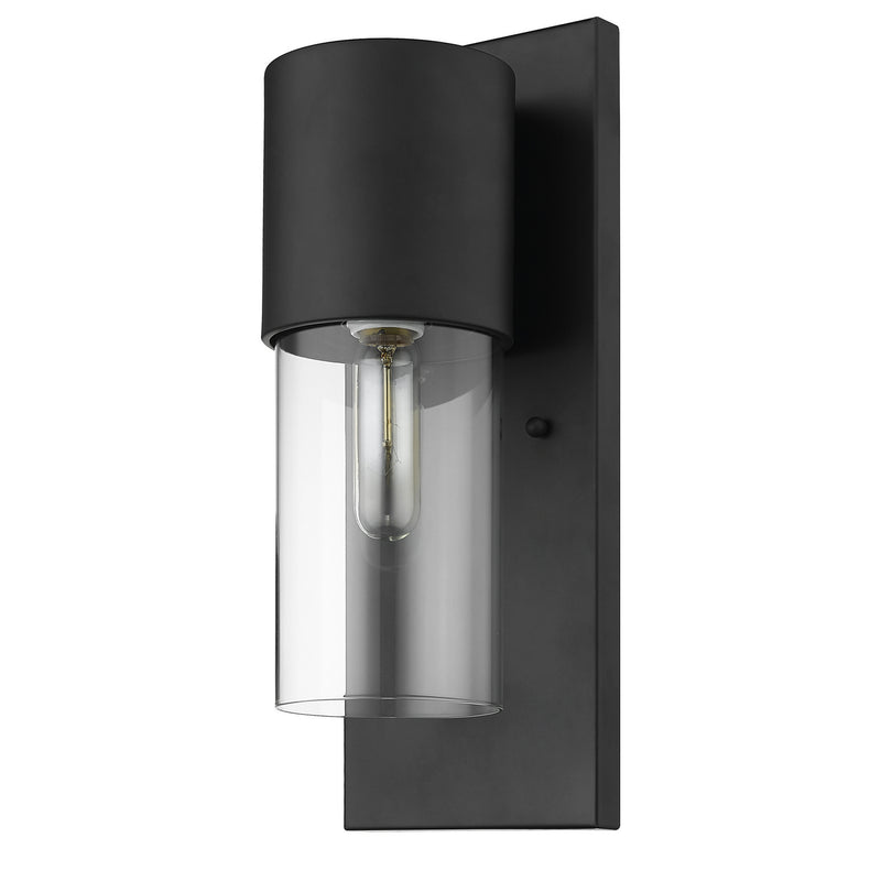 Acclaim Lighting 1511BK/CL One Light Wall Sconce, Matte Black