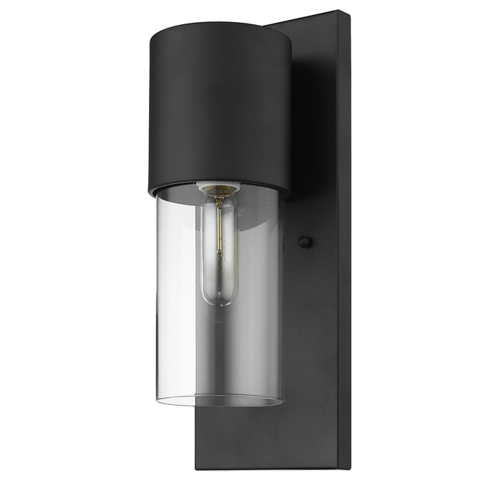 Acclaim Lighting 1511BK/CL One Light Wall Sconce, Matte Black