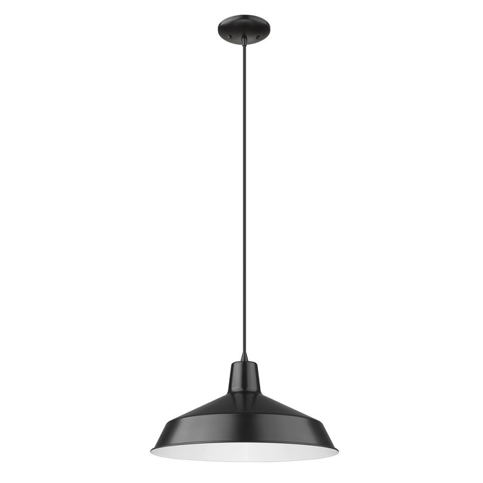 Acclaim Lighting IN31143BK One Light Pendant, Matte Black