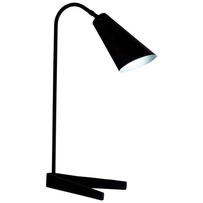 Cyan 10564-1 LED Table Lamp, Black