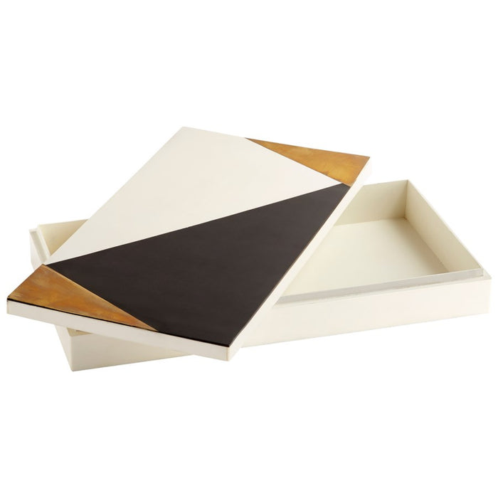 Cyan 10655 Container, Black - Gold - White