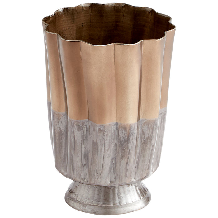 Cyan 10692 Vase, Black And Bronze