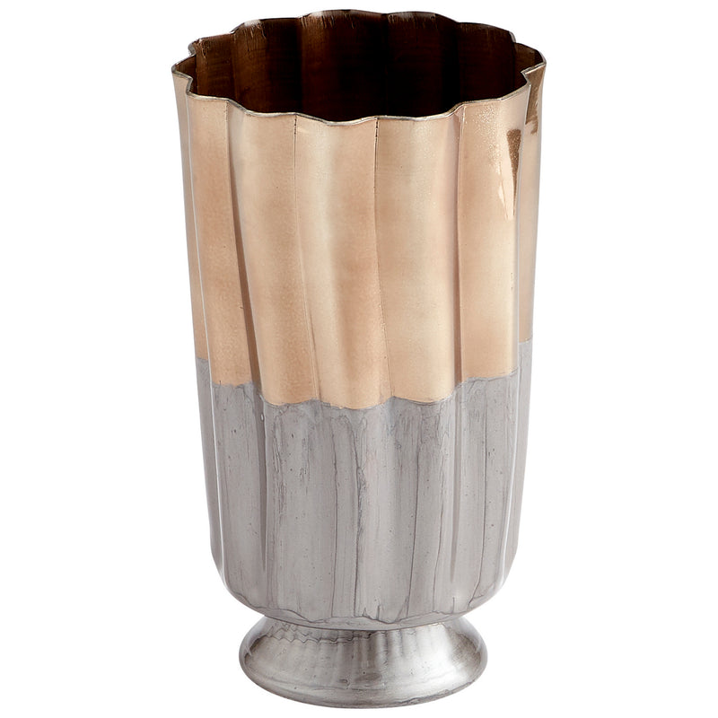 Cyan 10693 Vase, Black And Bronze