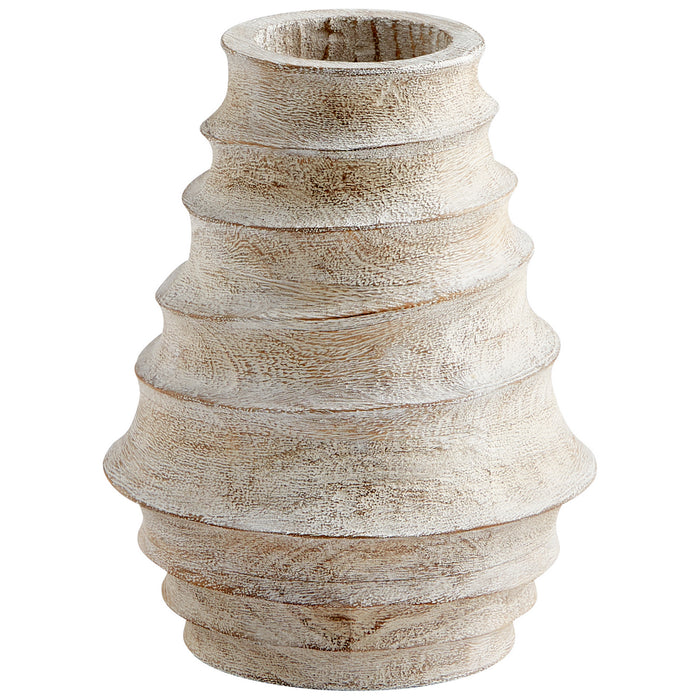 Cyan 10724 Vase, Whitewashed