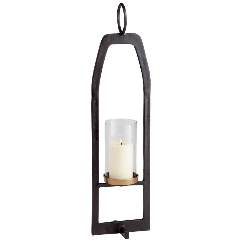 Cyan 10728 Candleholder, Bronze And Brass