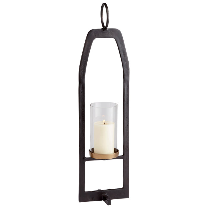 Cyan 10728 Candleholder, Bronze And Brass