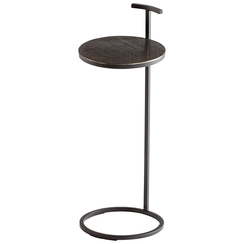 Cyan 10730 Side Table, Antique Brass And Black