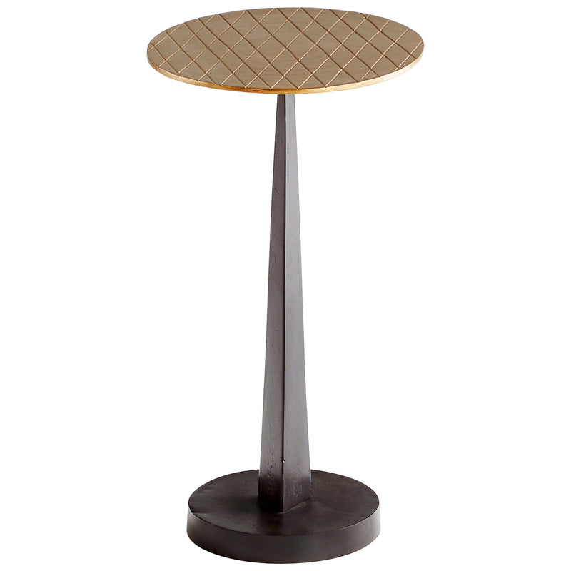 Cyan 10731 Side Table, Aged Brass And Black