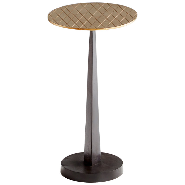 Cyan 10731 Side Table, Aged Brass And Black