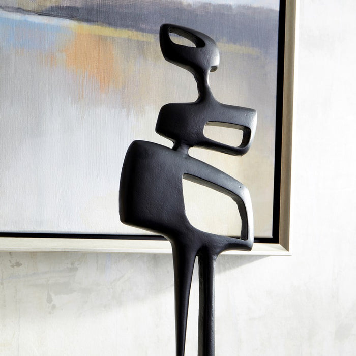 Cyan 10735 Sculpture, Matte Black