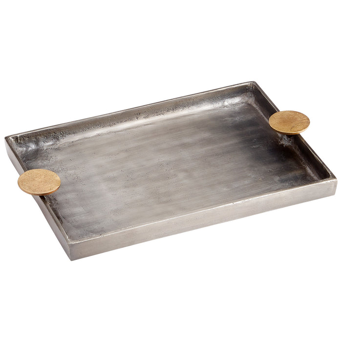 Cyan 10736 Tray, Silver And Gold