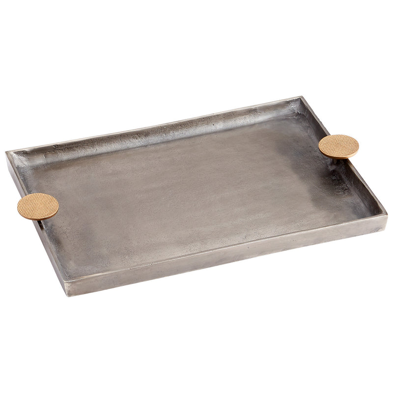 Cyan 10737 Tray, Silver And Gold