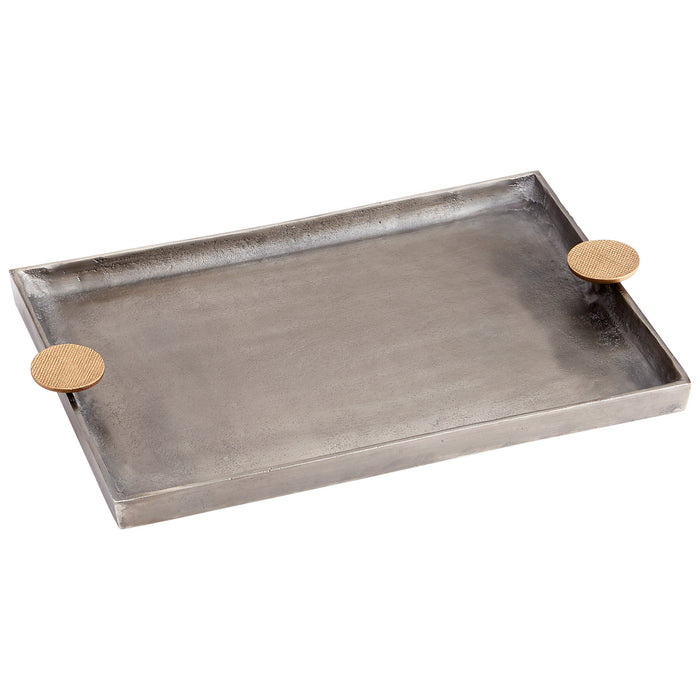 Cyan 10737 Tray, Silver And Gold