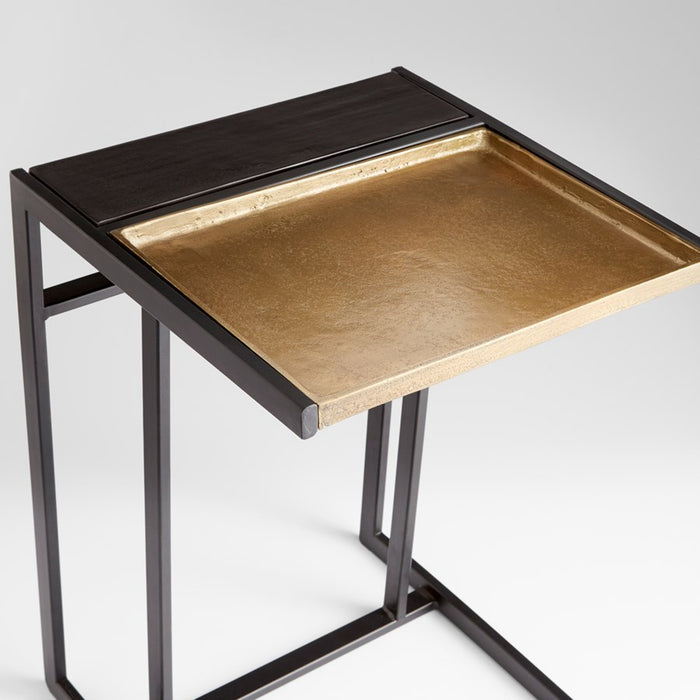 Cyan 10740 Table, Bronze And Brass