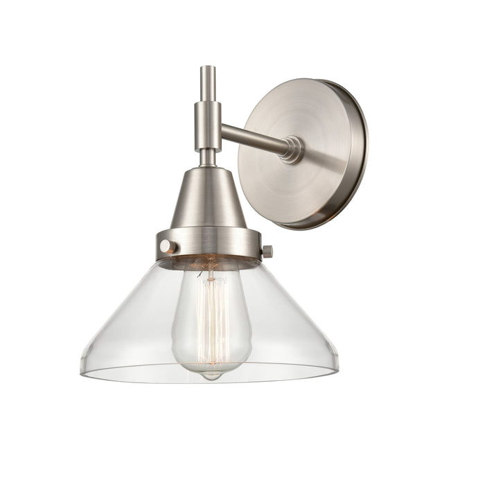 Innovations 447-1W-SN-CL-LED LED Wall Sconce, Satin Nickel