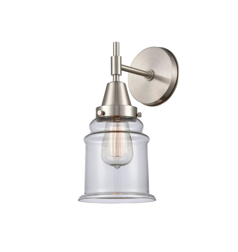 Innovations 447-1W-SN-G182 One Light Wall Sconce, Satin Nickel