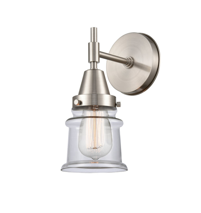 Innovations 447-1W-SN-G182S One Light Wall Sconce, Satin Nickel