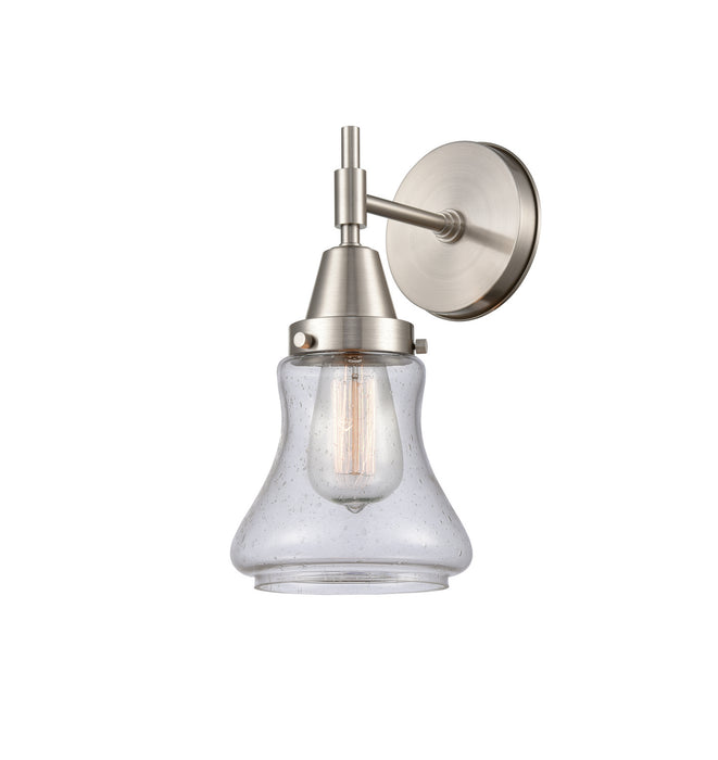 Innovations 447-1W-SN-G194 One Light Wall Sconce, Satin Nickel
