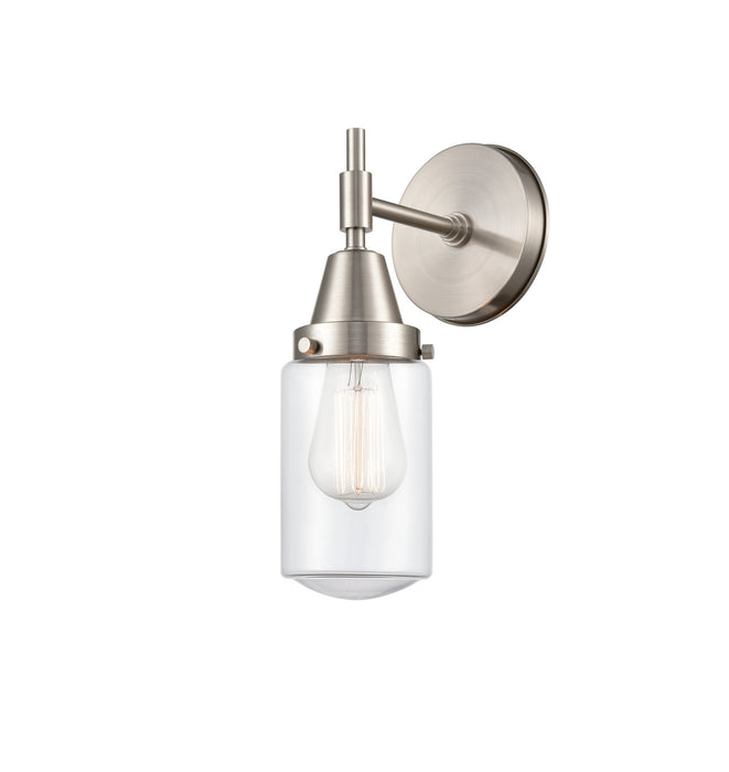 Innovations 447-1W-SN-G312 One Light Wall Sconce, Satin Nickel