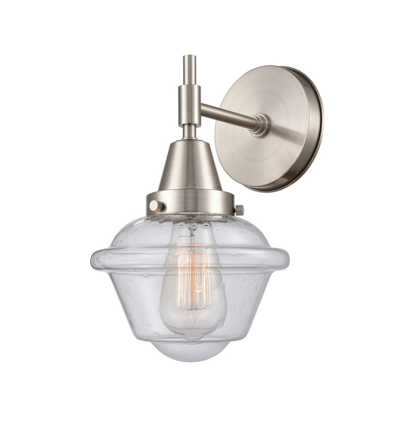 Innovations 447-1W-SN-G534 One Light Wall Sconce, Satin Nickel