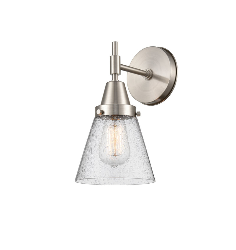 Innovations 447-1W-SN-G64 One Light Wall Sconce, Satin Nickel