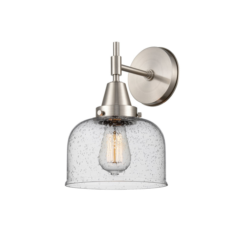 Innovations 447-1W-SN-G74-LED LED Wall Sconce, Satin Nickel