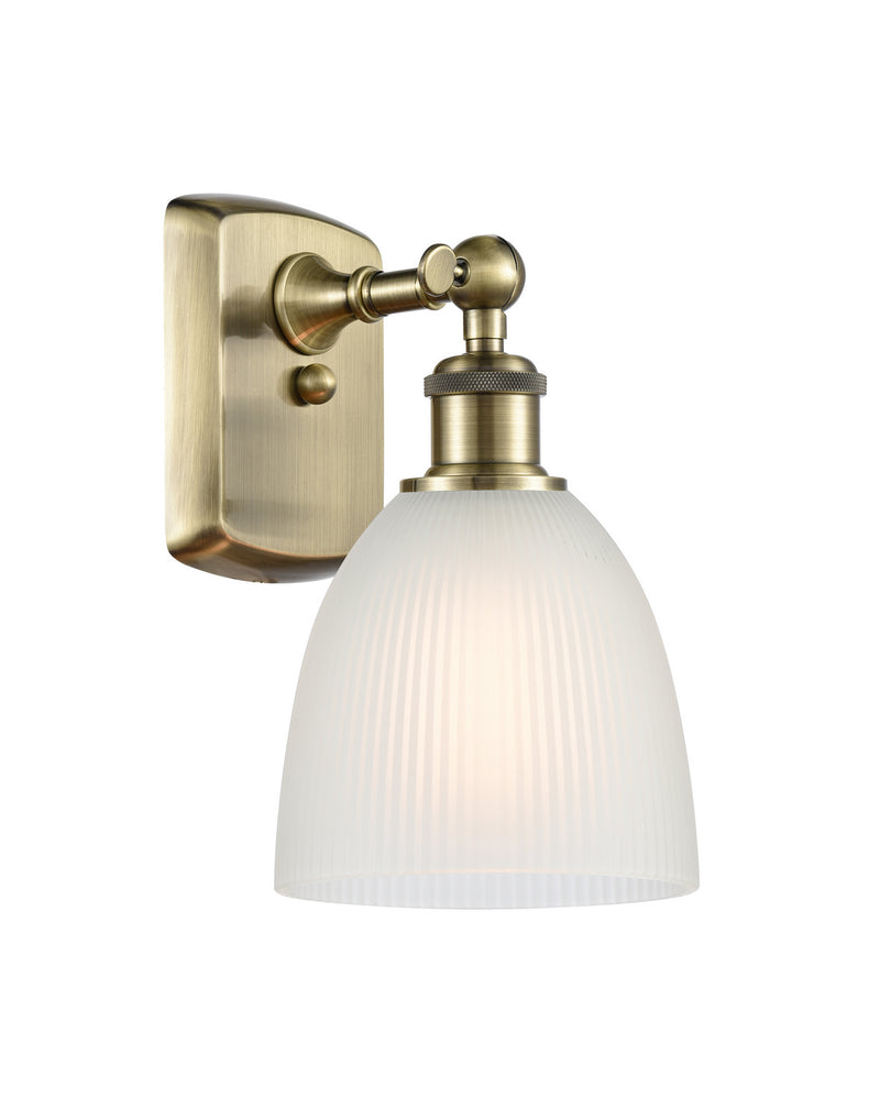 Innovations 516-1W-AB-G381 One Light Wall Sconce, Antique Brass