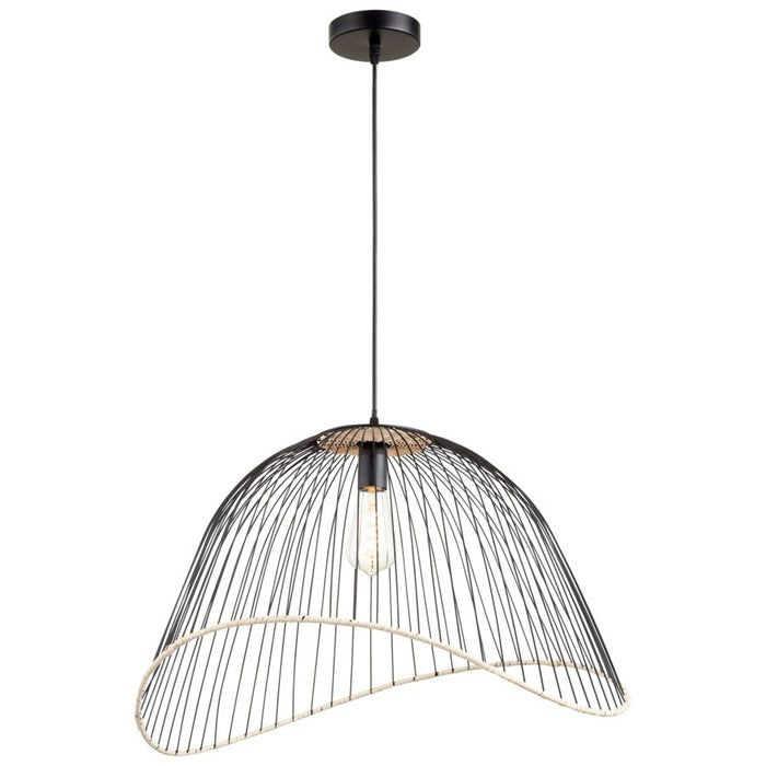 Cyan 10795 One Light Pendant, Matte Black