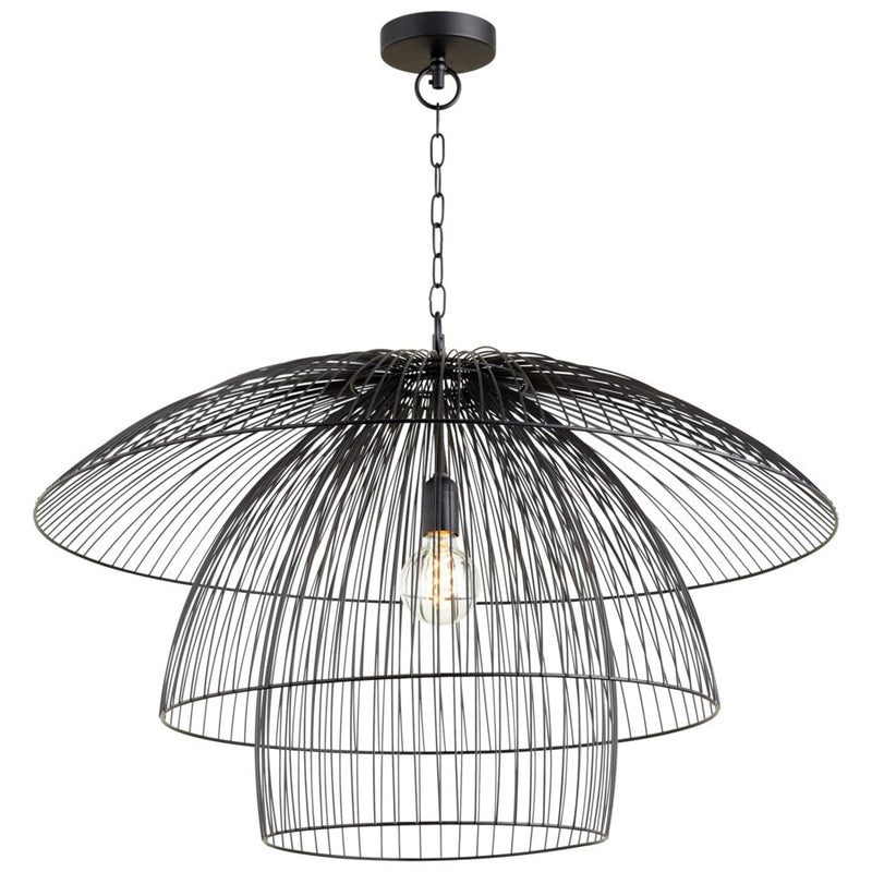Cyan 10796 One Light Pendant, Matte Black