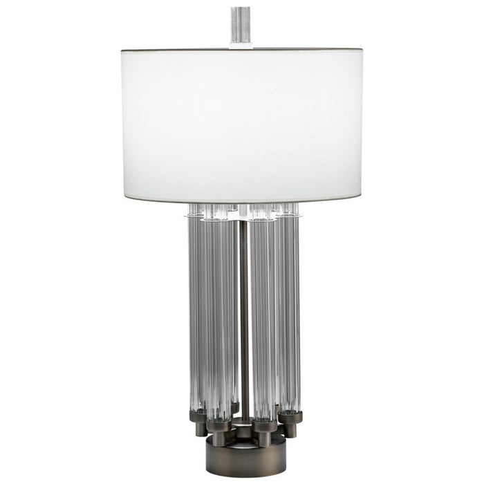 Cyan 10813-1 LED Table Lamp, Antique Silver