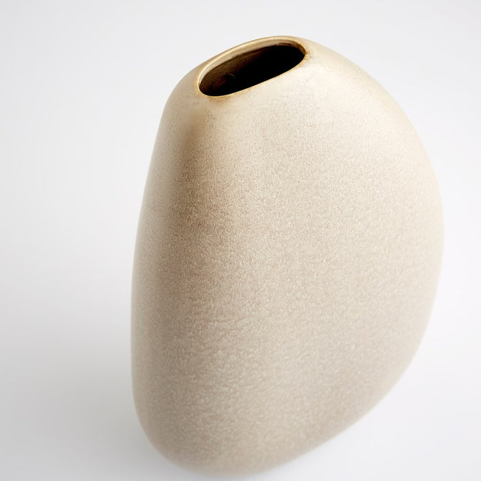 Cyan 10835 Vase, Olive Glaze