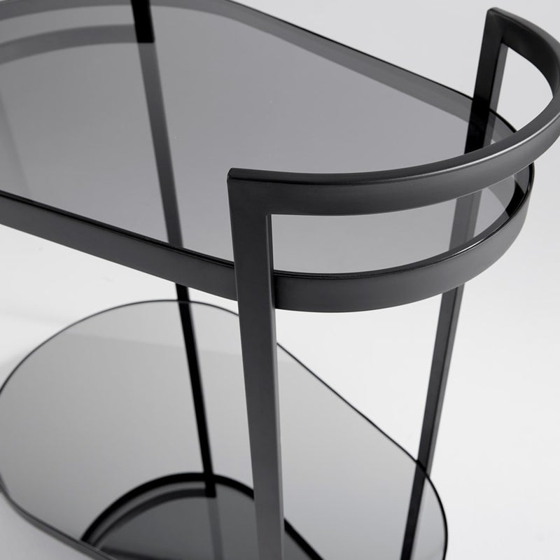 Cyan 10837 Bar Cart, Black