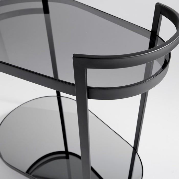 Cyan 10837 Bar Cart, Black