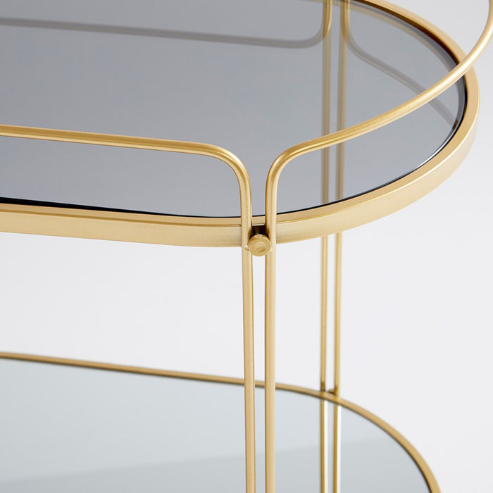 Cyan 10838 Bar Cart, Gold
