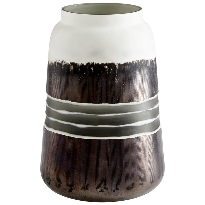 Cyan 10854 Vase, Black And White