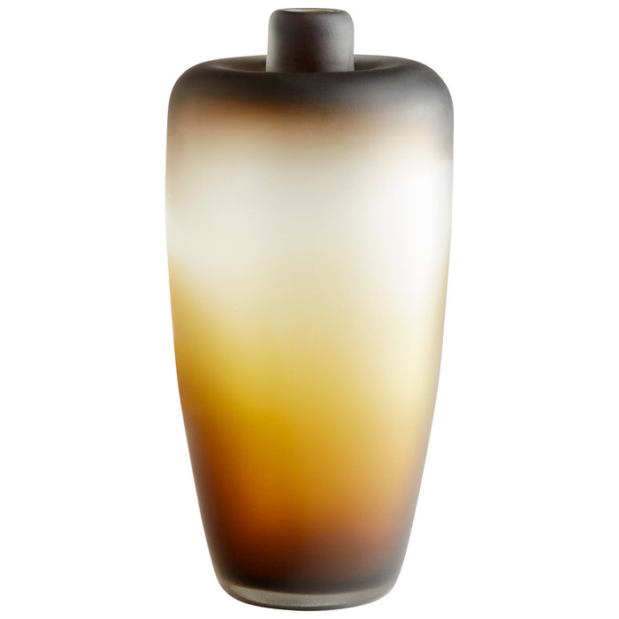 Cyan 10857 Vase, Amber Swirl