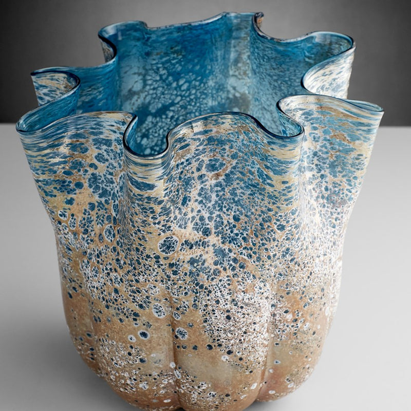 Cyan 10878 Vase, Blue