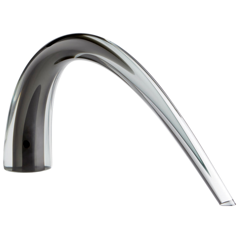 Cyan 10896 Sculpture, Grey And Clear
