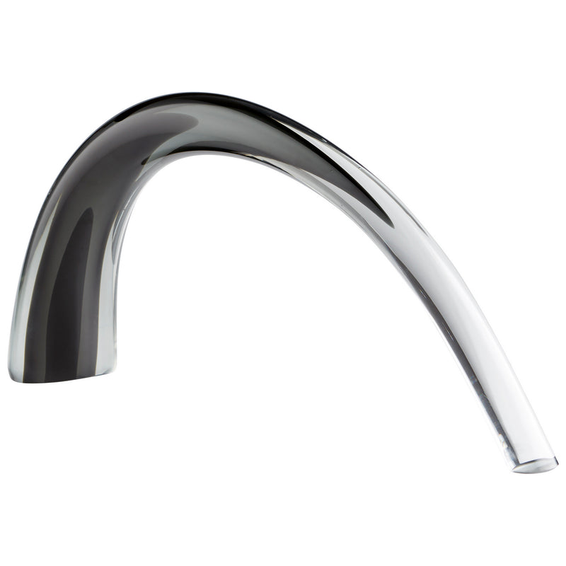 Cyan 10897 Sculpture, Grey And Clear