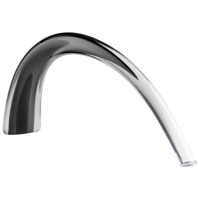 Cyan 10897 Sculpture, Grey And Clear