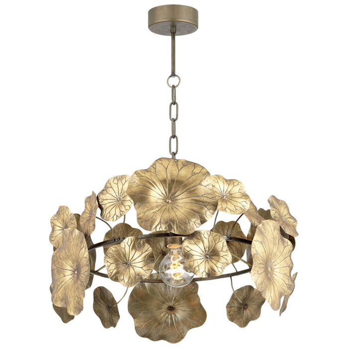 Cyan 10907 One Light Pendant, Antique Brass