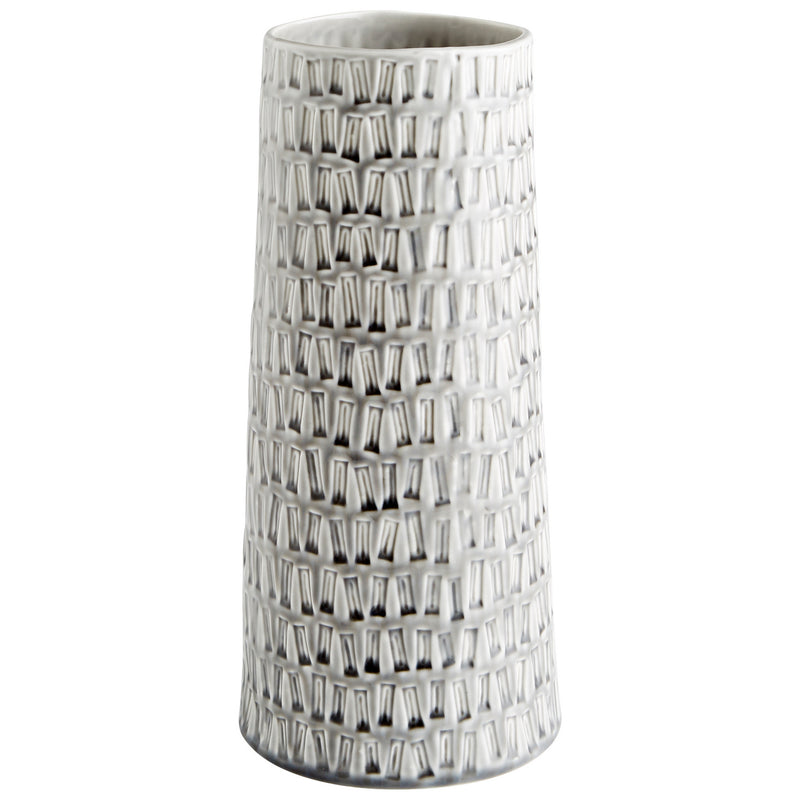 Cyan 10914 Vase, Oyster Silver